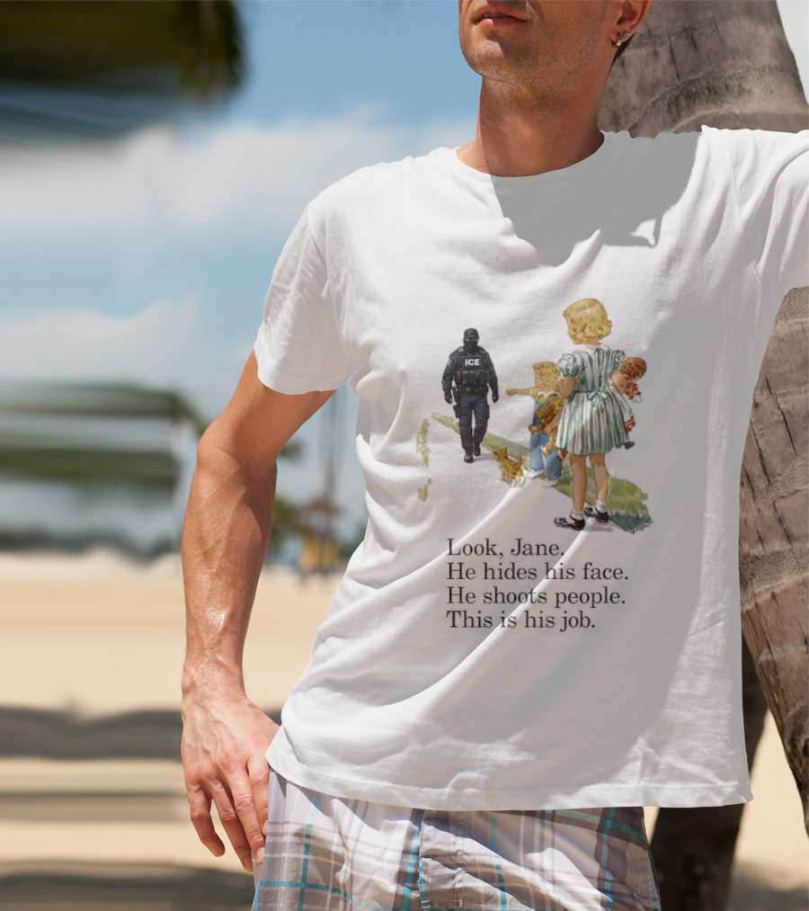 ICE Tactical Officer With Children T-Shirt
