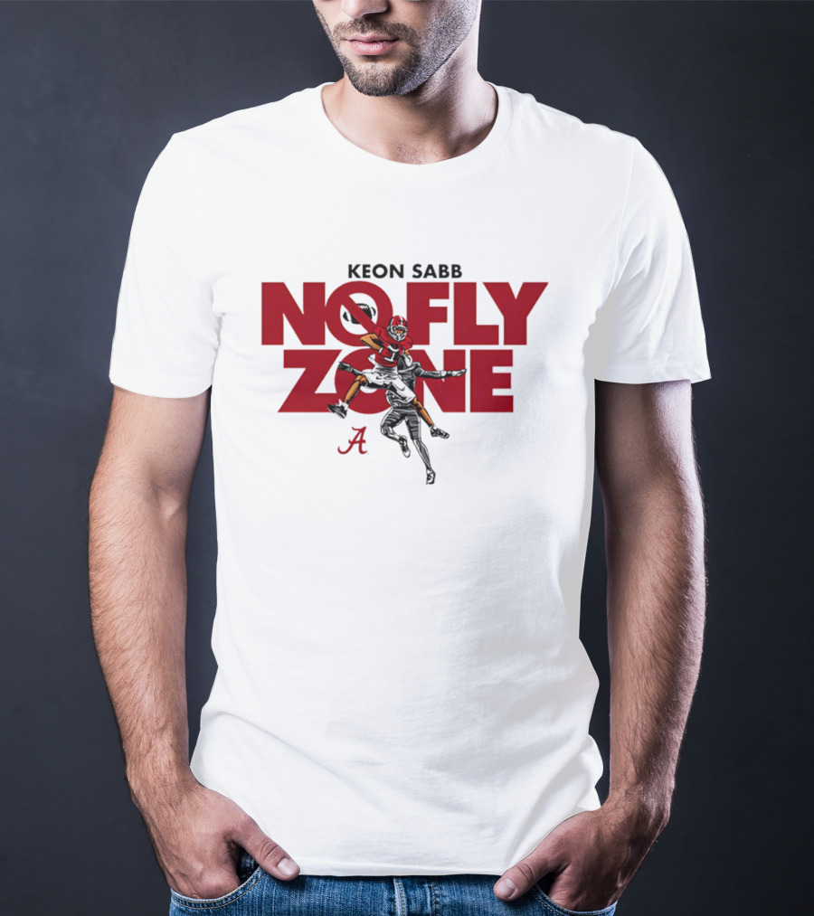 Keon Sabb No Fly Zone Alabama Football NCAA T-Shirt