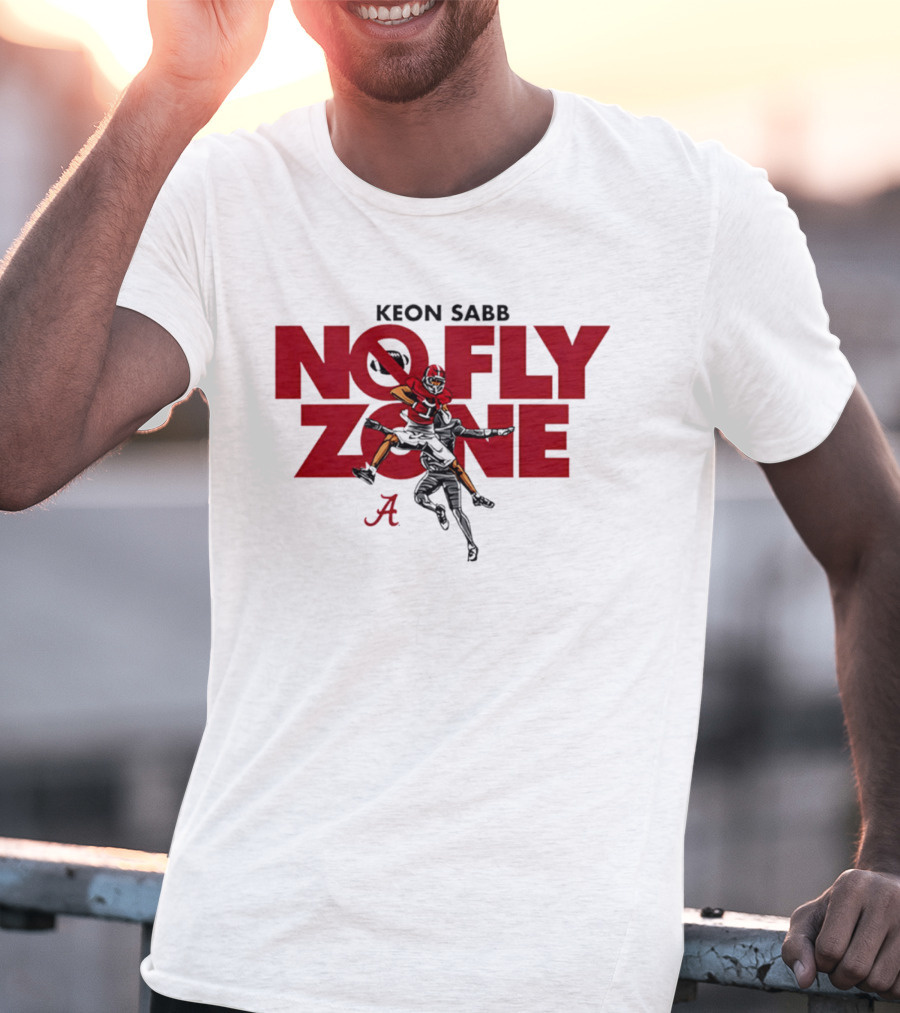 Keon Sabb No Fly Zone Alabama Football NCAA T-Shirt