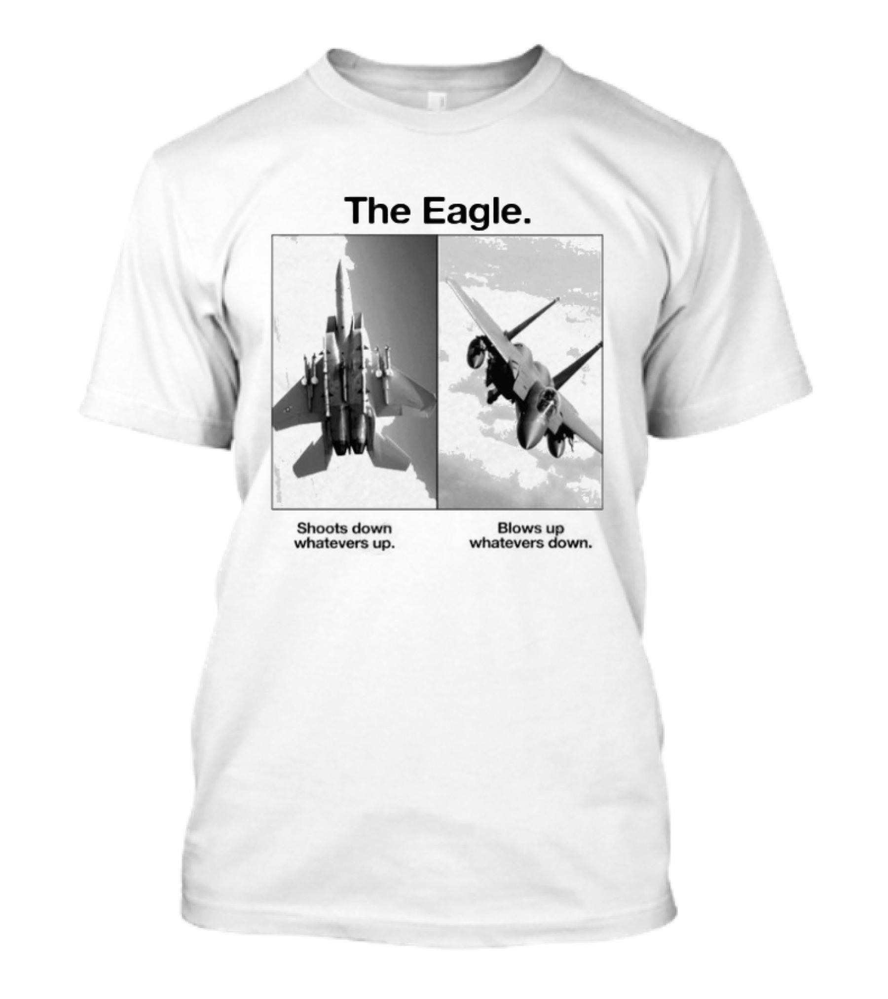 The Eagle F 14 Tomcat F 15 Eagle Fighter Jet Showdown T-Shirt