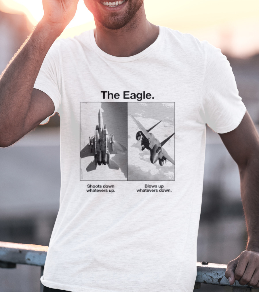 The Eagle F 14 Tomcat F 15 Eagle Fighter Jet Showdown T-Shirt