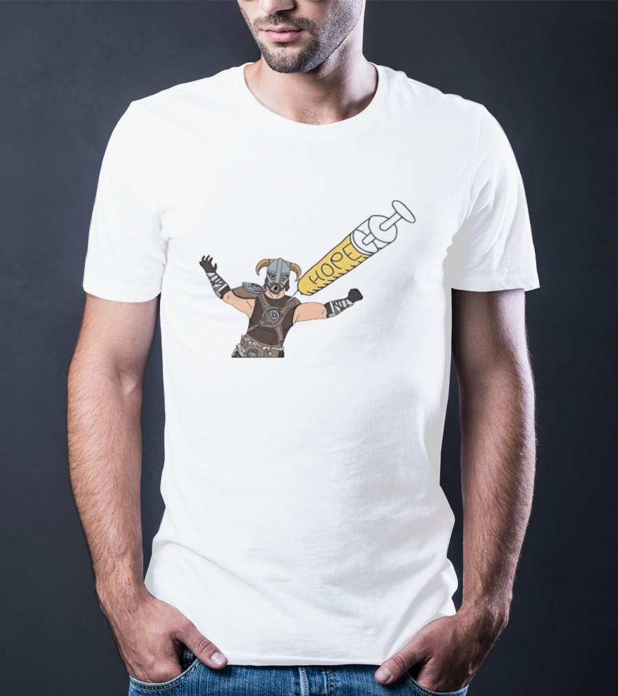 Dragonborn Youtooz Hope Syringe Helmet Warrior T-Shirt