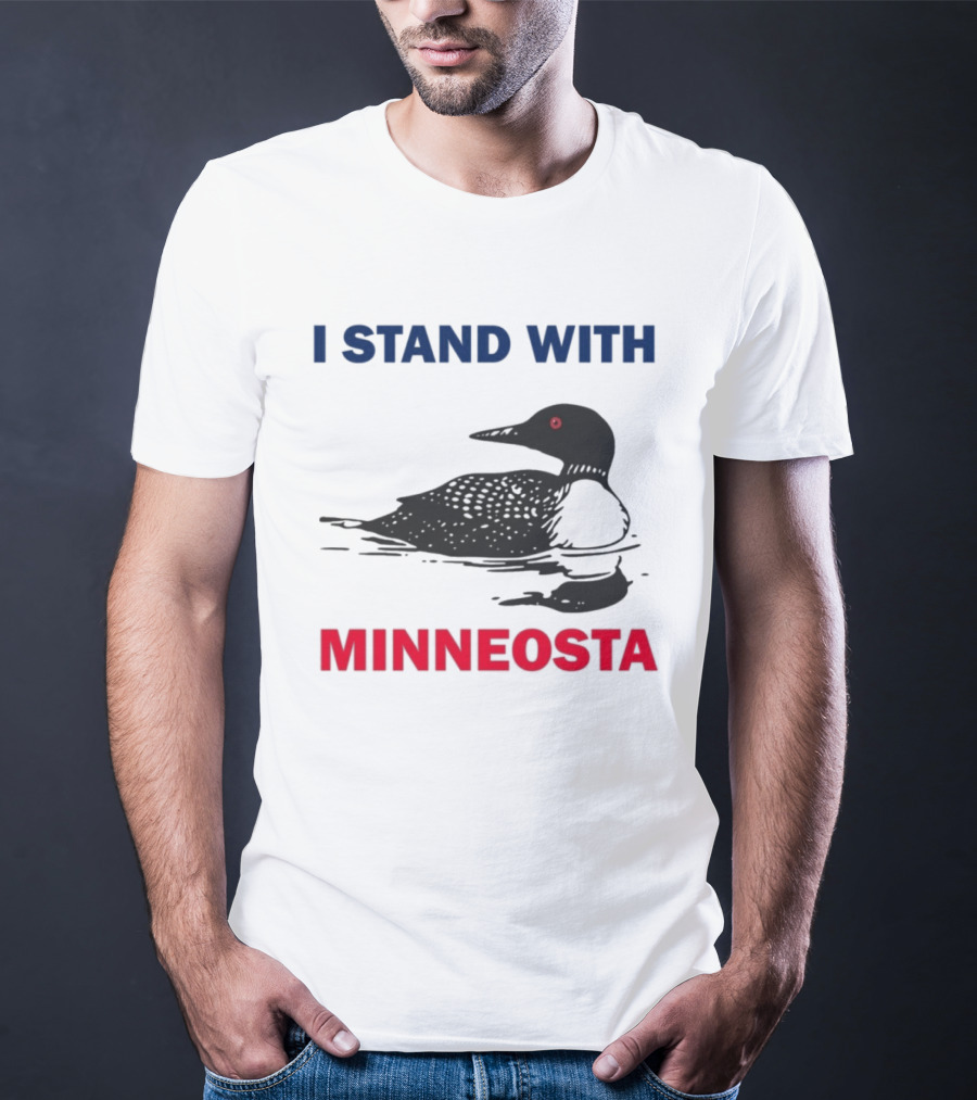 I Stand With Minnesota Common Loon T-Shirt