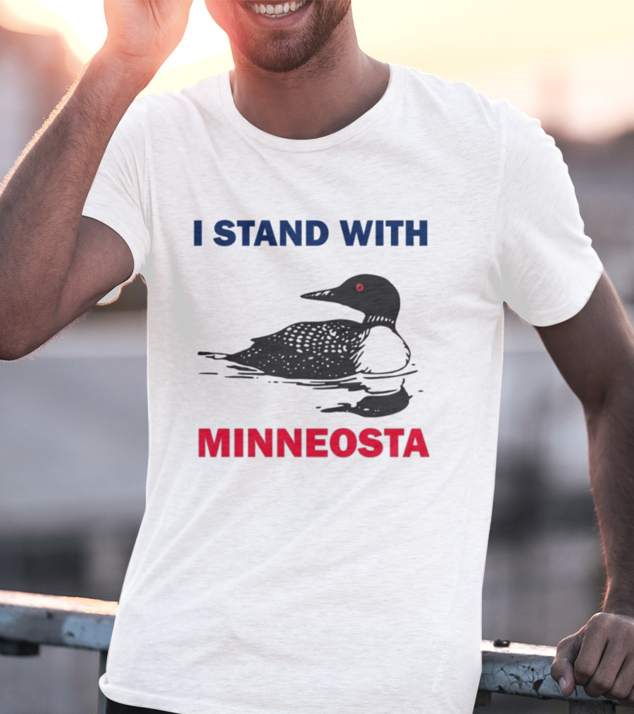 I Stand With Minnesota Common Loon T-Shirt
