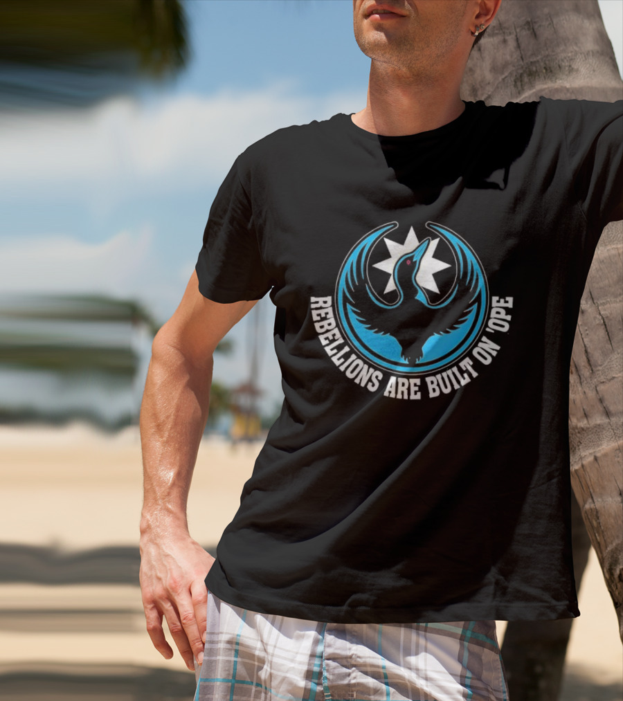 Rebellions Are Built On 'Ope Star Wars Inspired Phoenix Crest T-Shirt