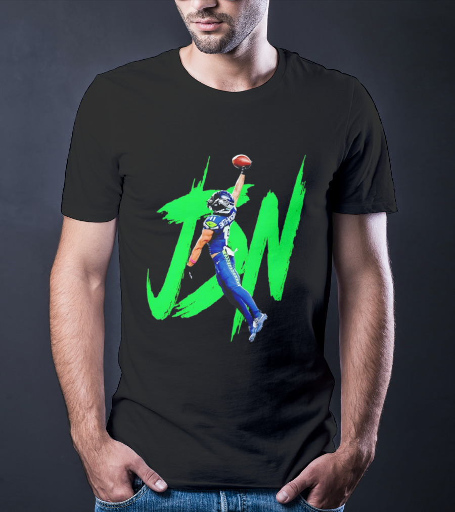 JSN Jaxon Smith Njigba Seattle Seahawks Football 2025 T-Shirt