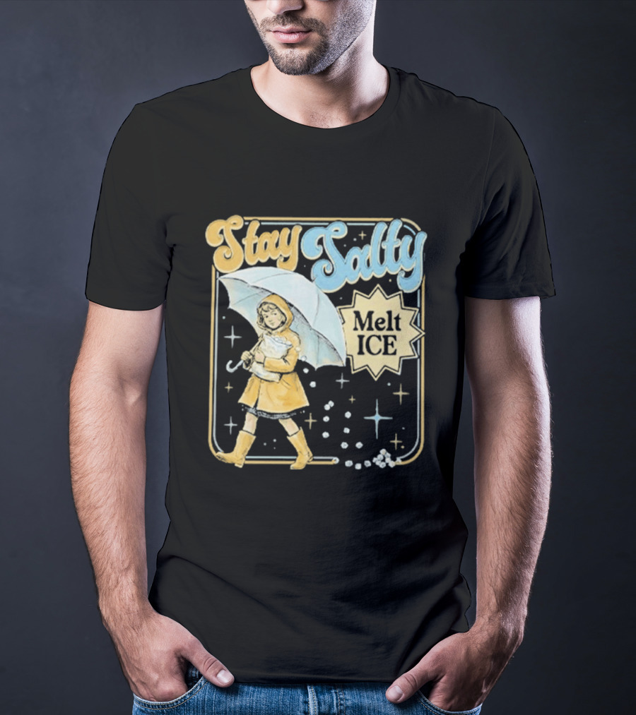 Stay Salty Melt ICE Umbrella Girl T-Shirt