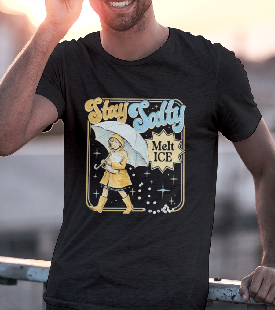 Stay Salty Melt ICE Umbrella Girl T-Shirt
