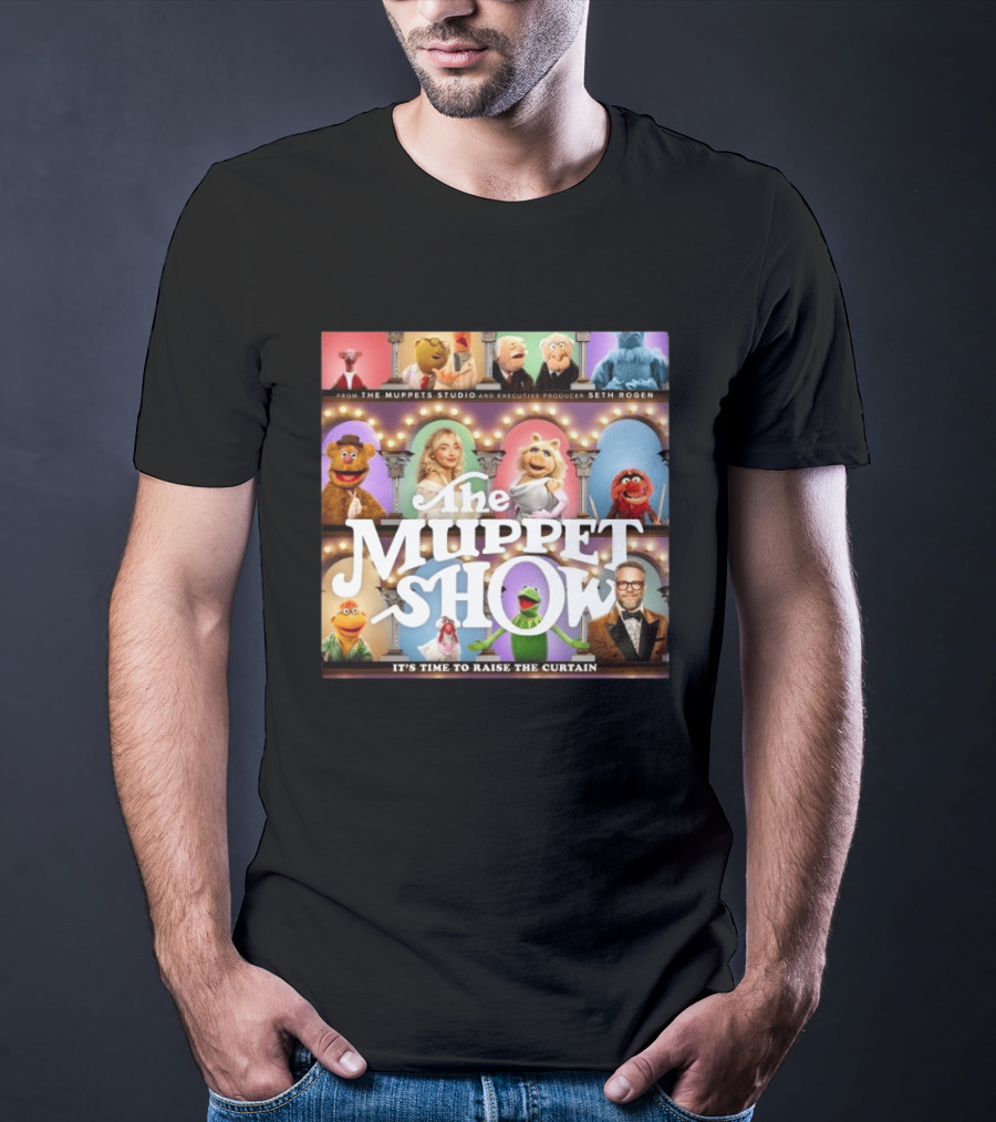 The Muppet Show It's Time To Raise The Curtain February 4 2026 Seth Rogen Executive Producer T-Shirt
