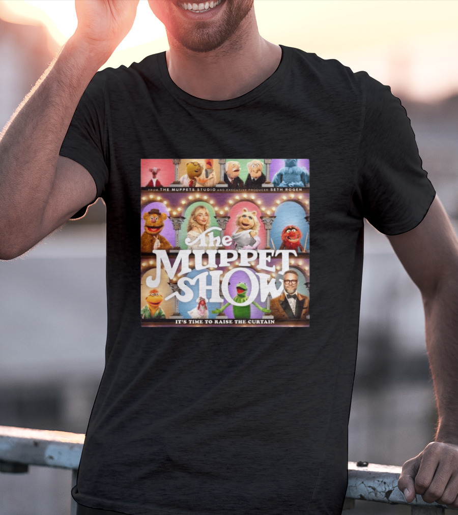 The Muppet Show It's Time To Raise The Curtain February 4 2026 Seth Rogen Executive Producer T-Shirt