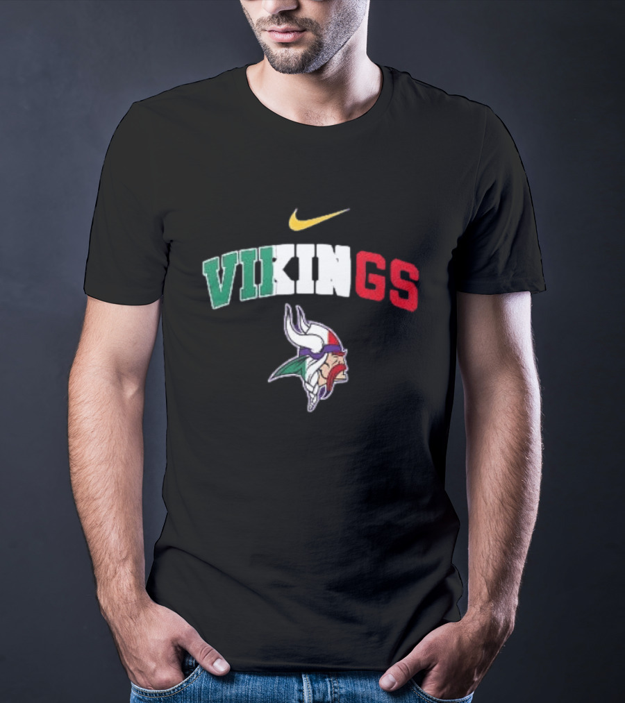 Minnesota Vikings Italia Nike Go Vikings T-Shirt
