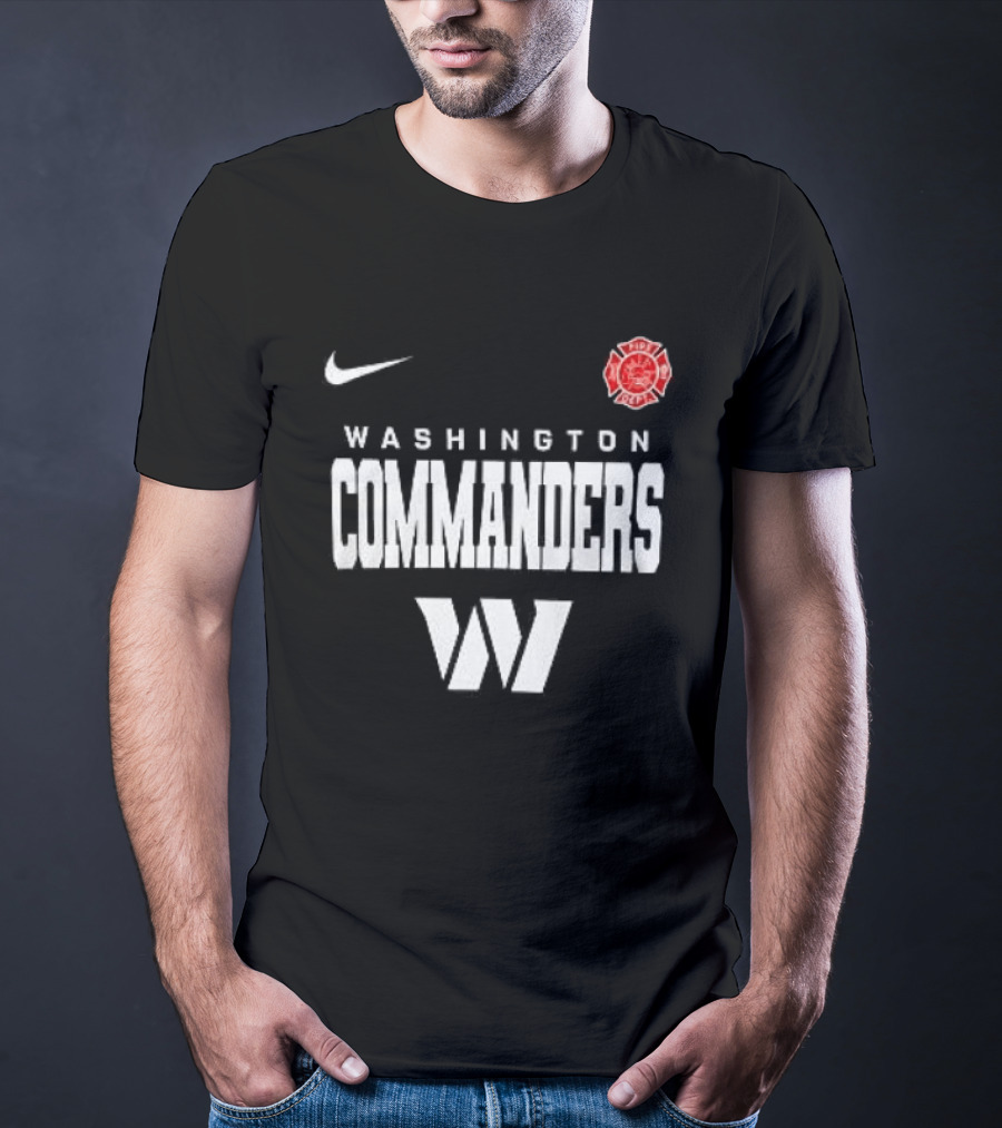 Washington Commanders Red Friday Firefighter Nike Team T-Shirt