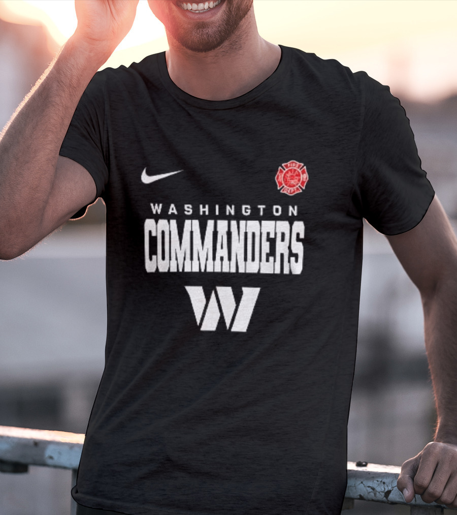 Washington Commanders Red Friday Firefighter Nike Team T-Shirt
