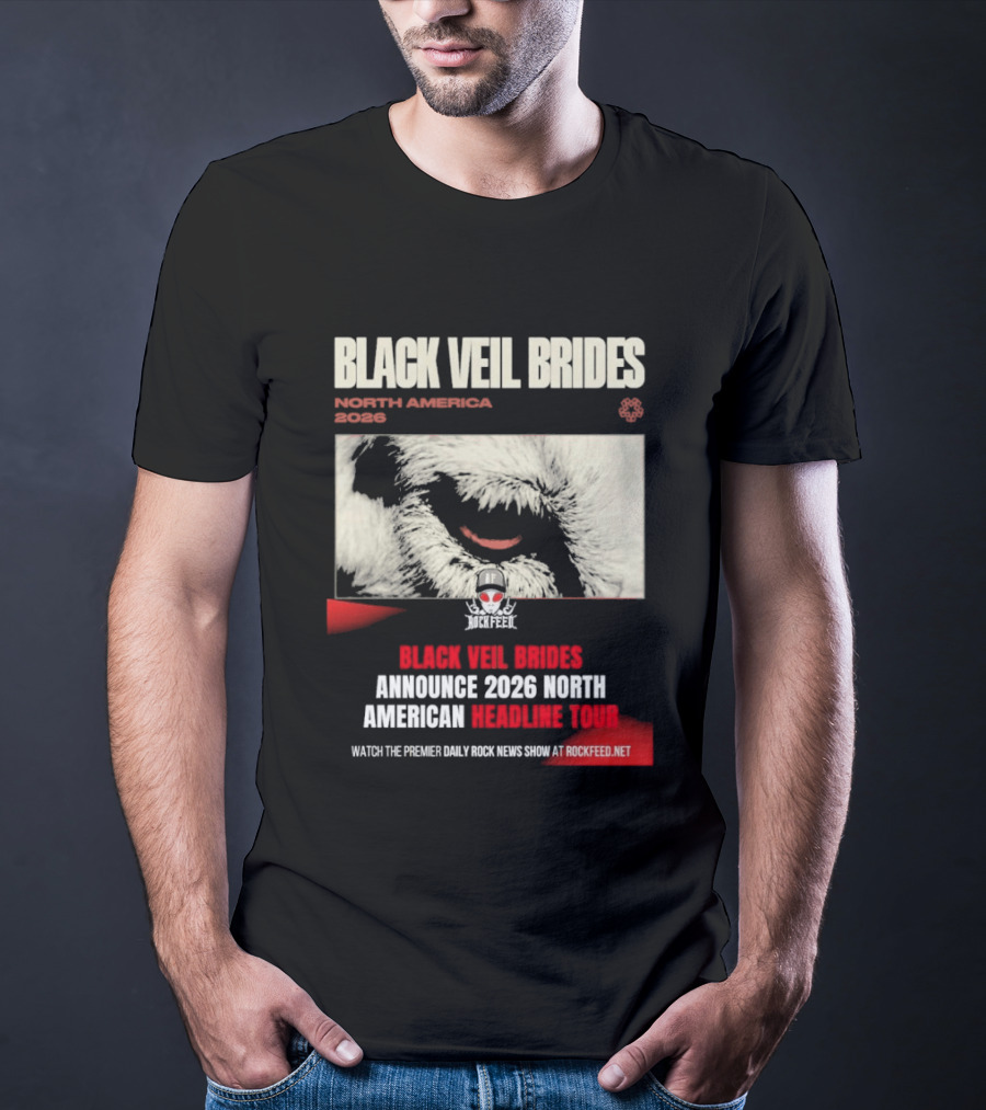 Black Veil Brides Announce 2026 North American Endless Tour Dates T-Shirt
