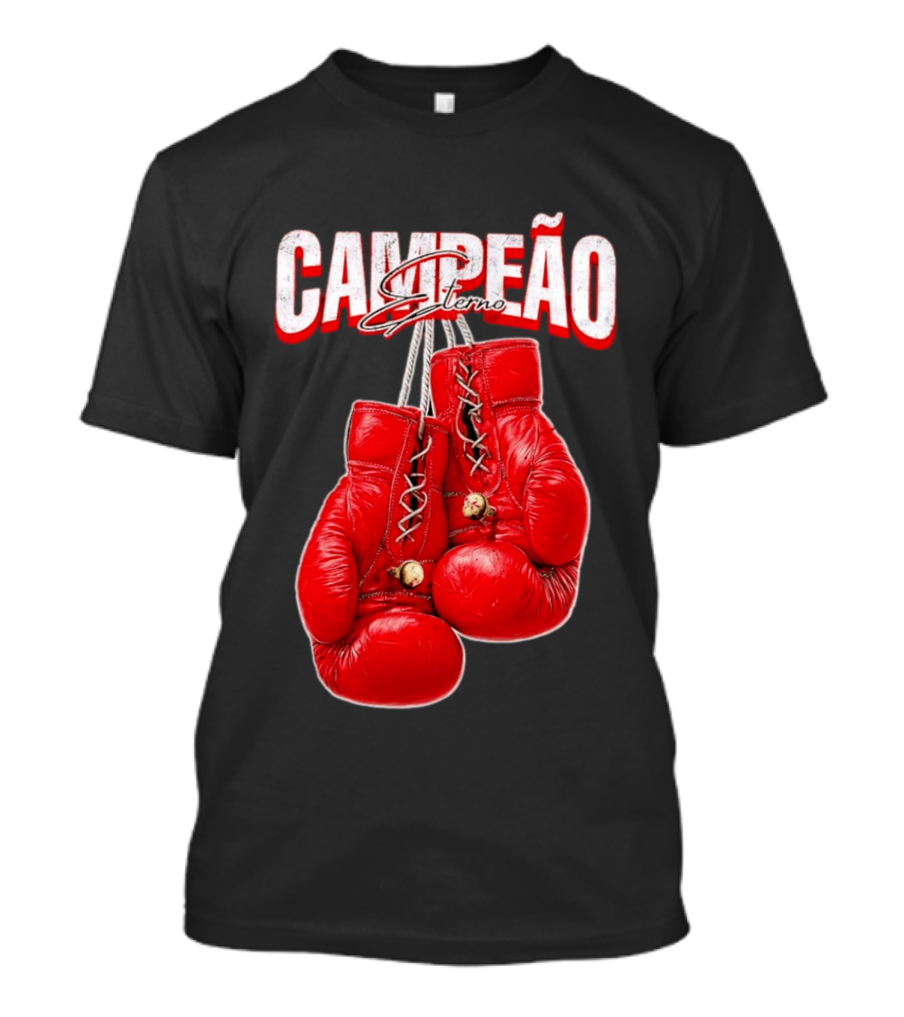 Campeao Eterno Red Boxing Gloves T-Shirt