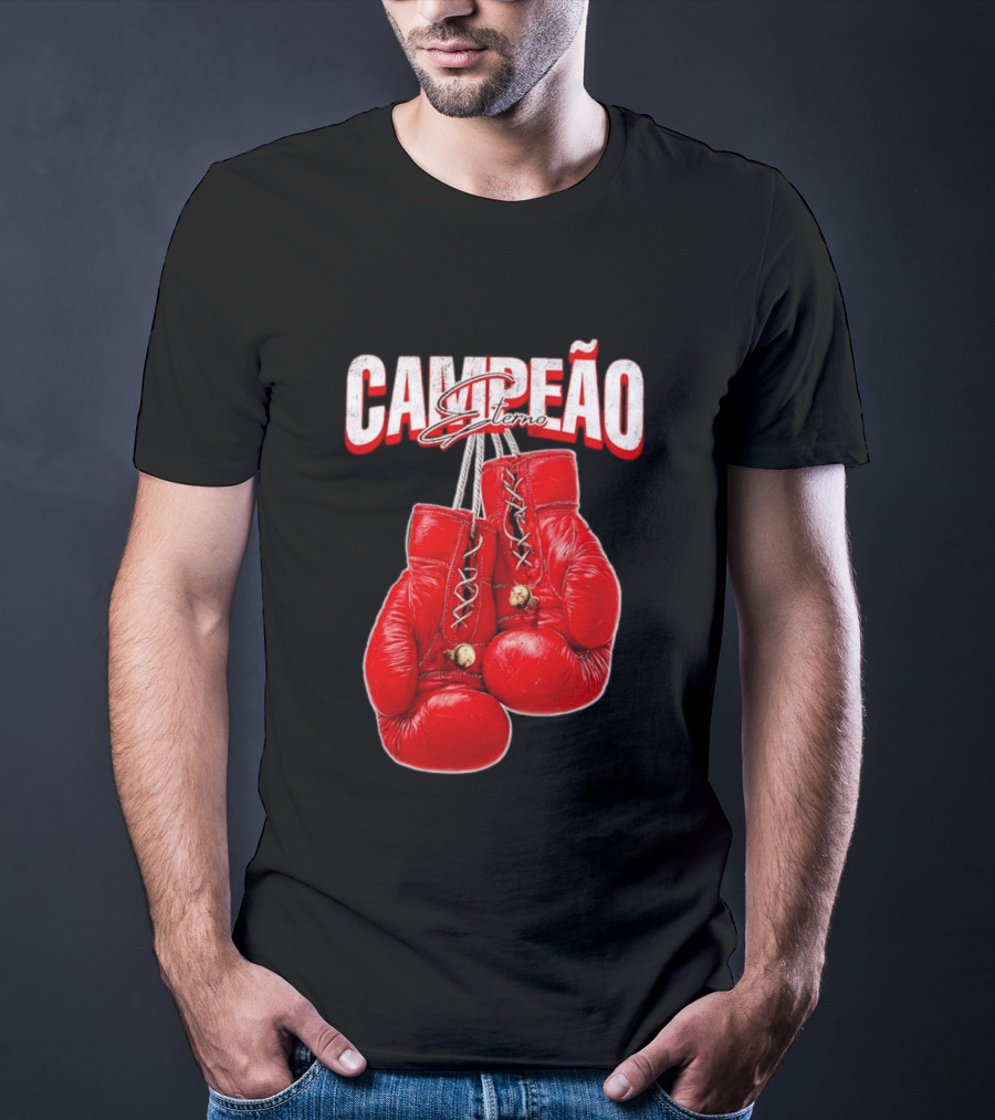 Campeao Eterno Red Boxing Gloves T-Shirt