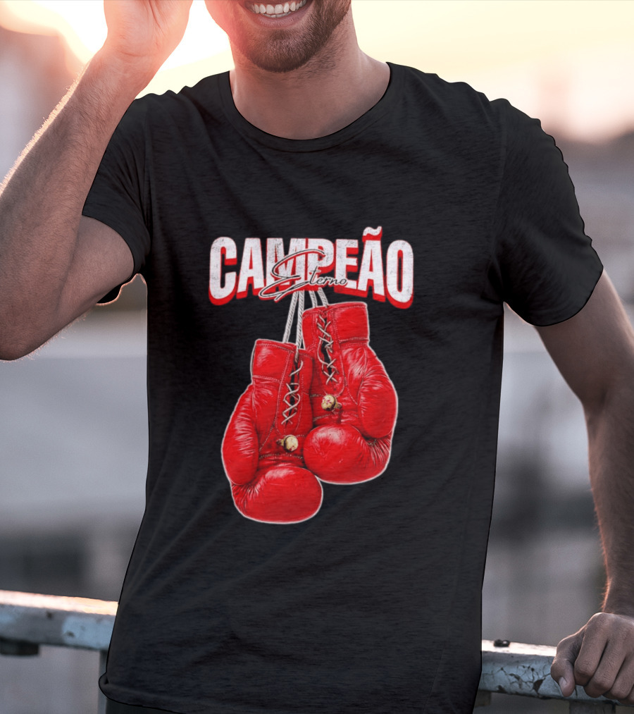 Campeao Eterno Red Boxing Gloves T-Shirt