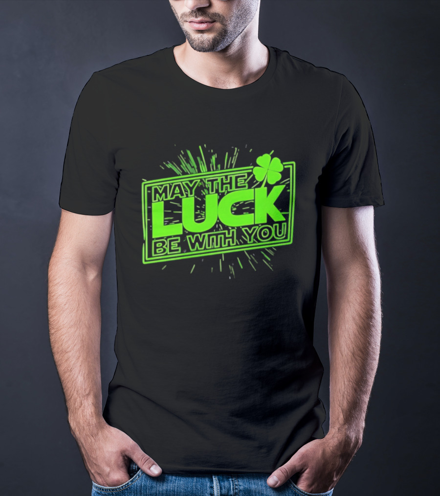 May The Luck Be With You Clover Star Wars T-Shirt