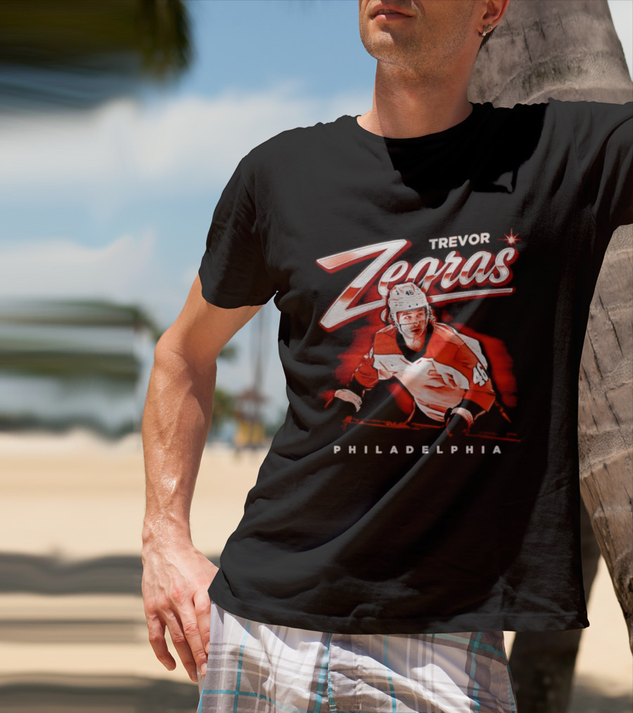 Trevor Zegras Philadelphia Hockey T-Shirt