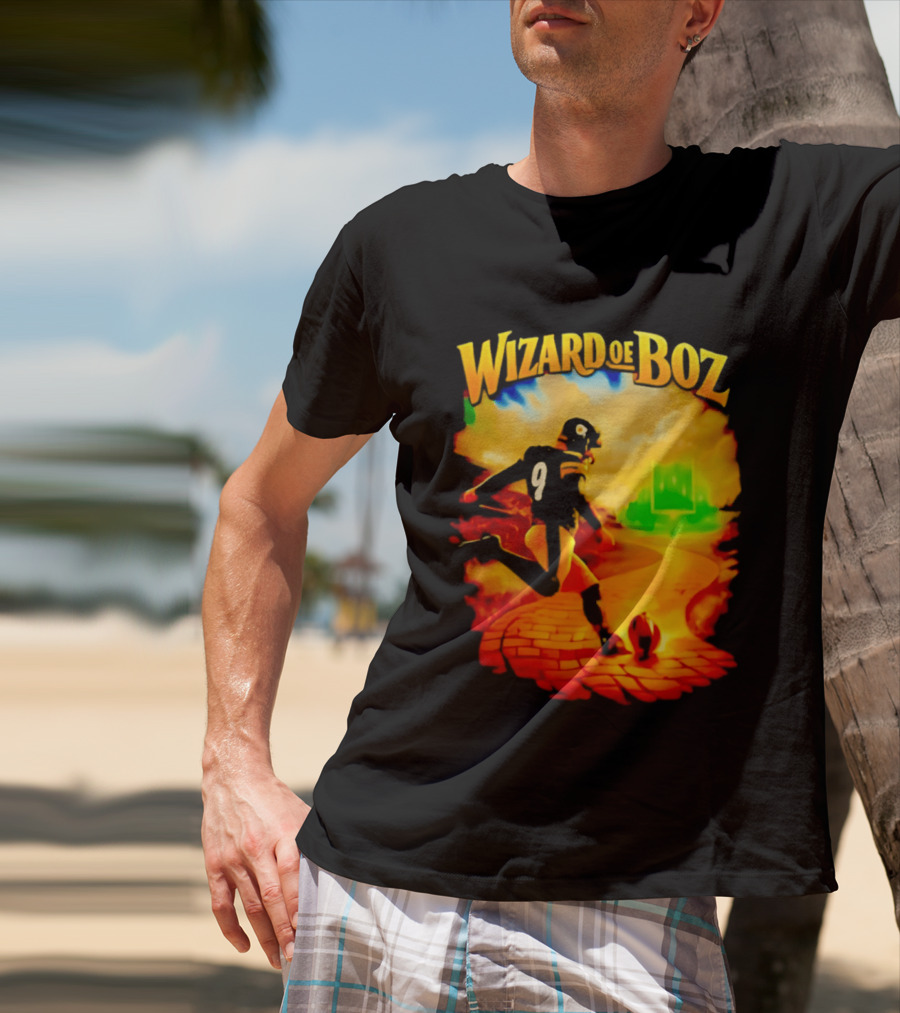 Wizard Of Boz Chris Boswell Pittsburgh Steelers Football Kicker Fantasy T-Shirt