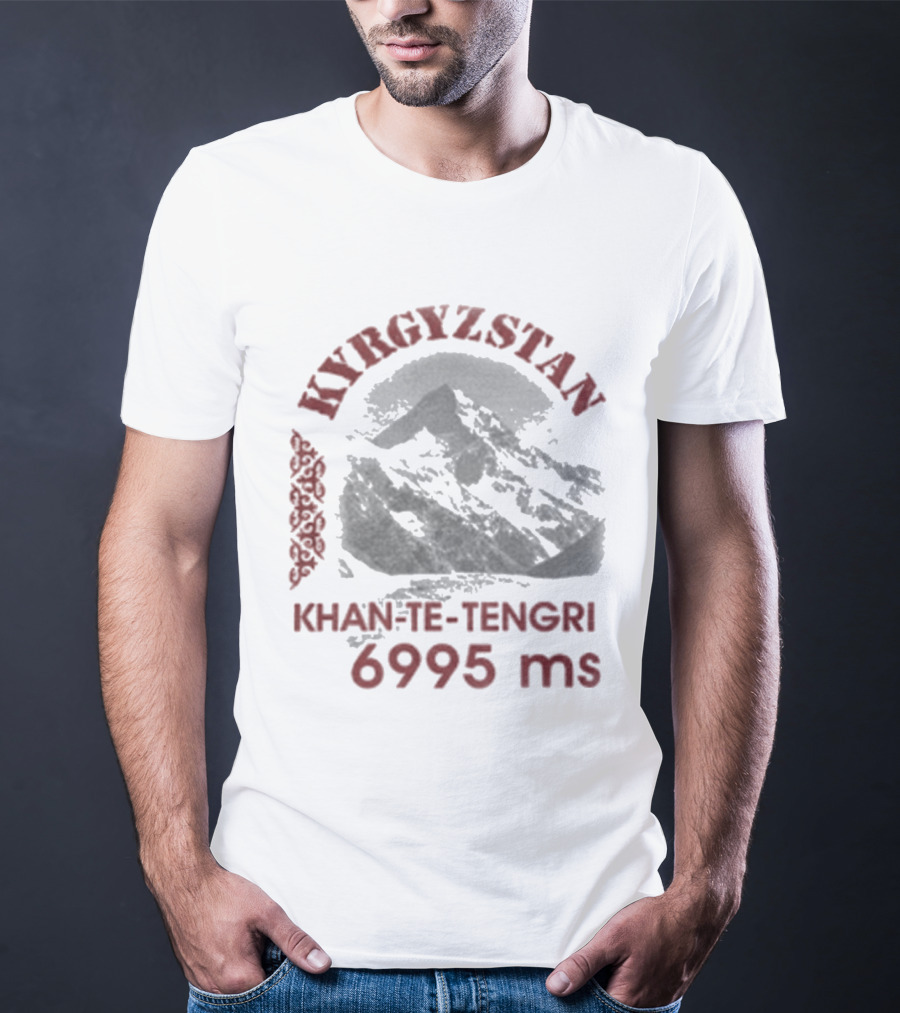 Kyrgyzstan Khan Tengri Mountain 6995 Meters T-Shirt