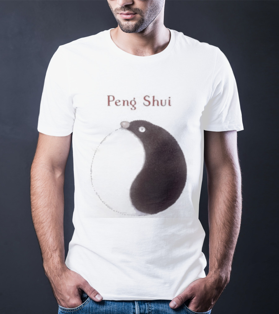 Peng Shui Yin Yang Symbol Smoke T-Shirt