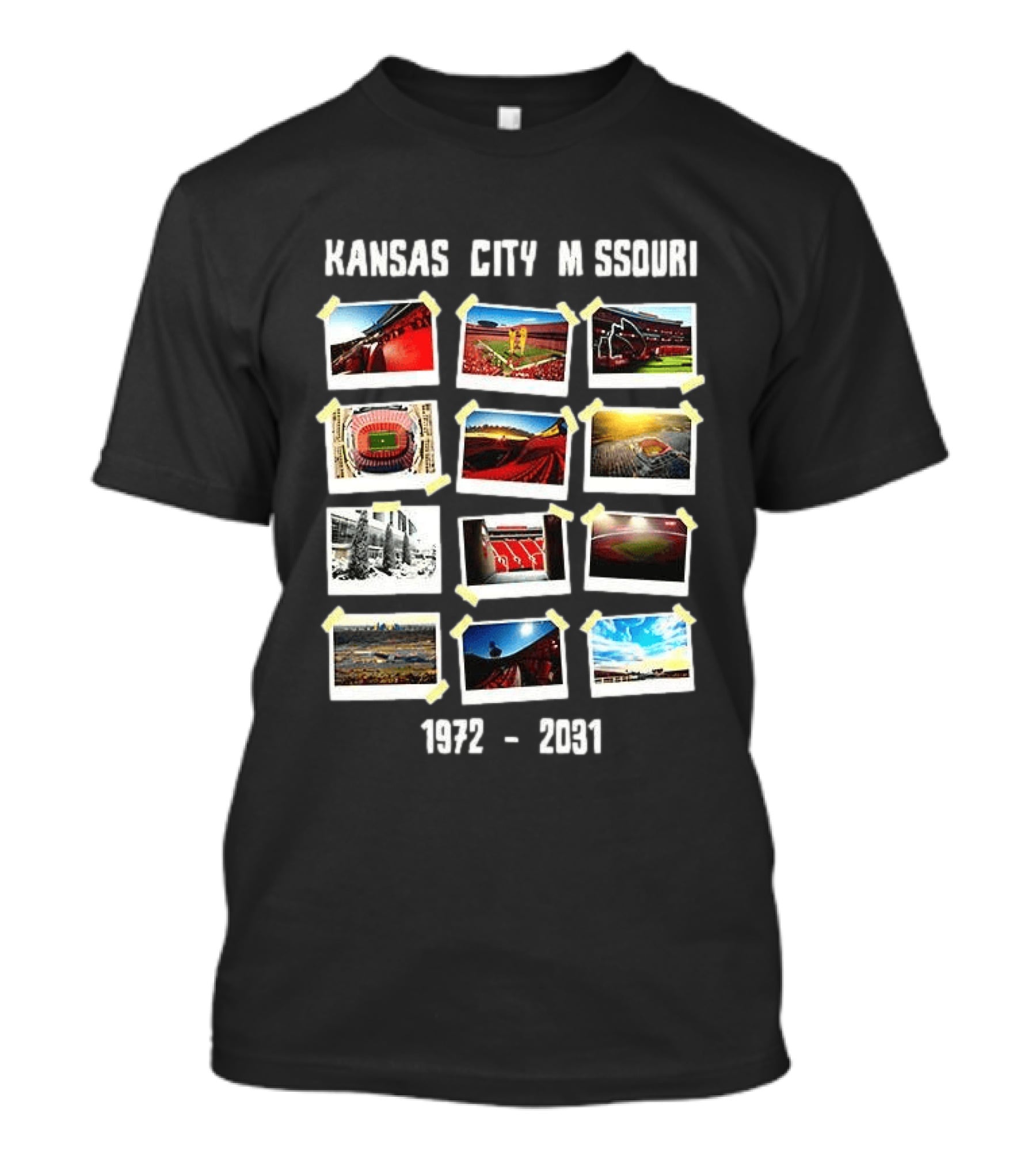 Arrowhead Legacy Stadium Kansas City Missouri 1972 2031 Iconic Memories T-Shirt