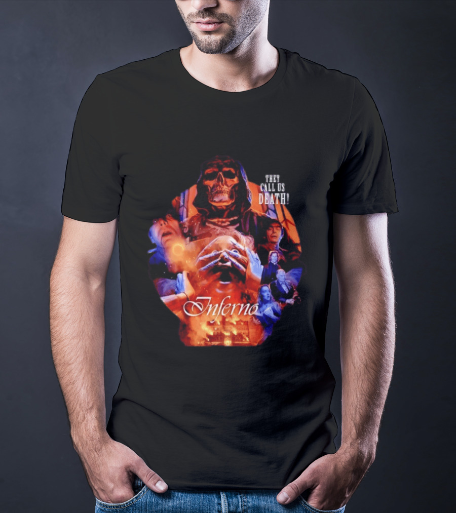 Dario Argento's Inferno They Call Us Death Horror Movie Collage T-Shirt