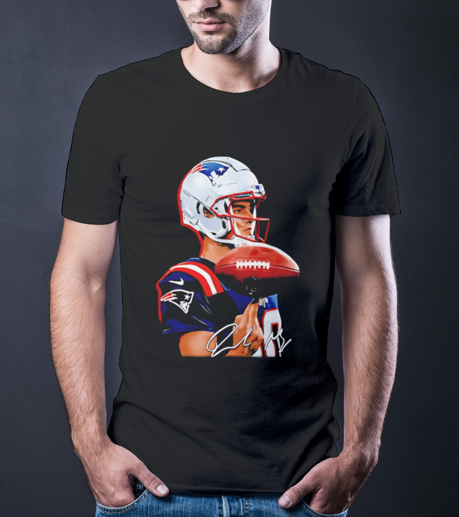 Drake Maye New England Patriots Quarterback Football Patriots Jersey T-Shirt