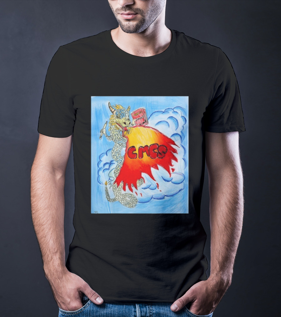 CMCS Yearbook Dragon 2026 Cloud Fire T-Shirt