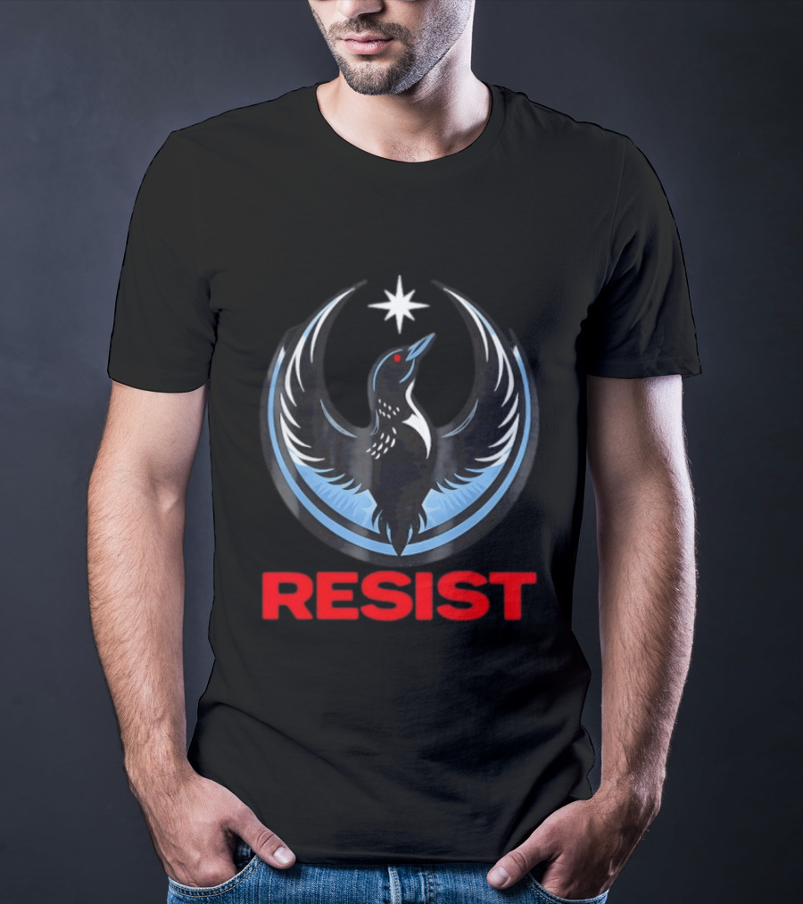 Minnesota Rebel Resist Loon Star T-Shirt