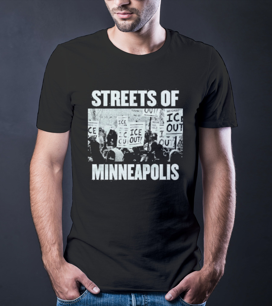 Streets Of Minneapolis Protest Signs And Crowd T-Shirt
