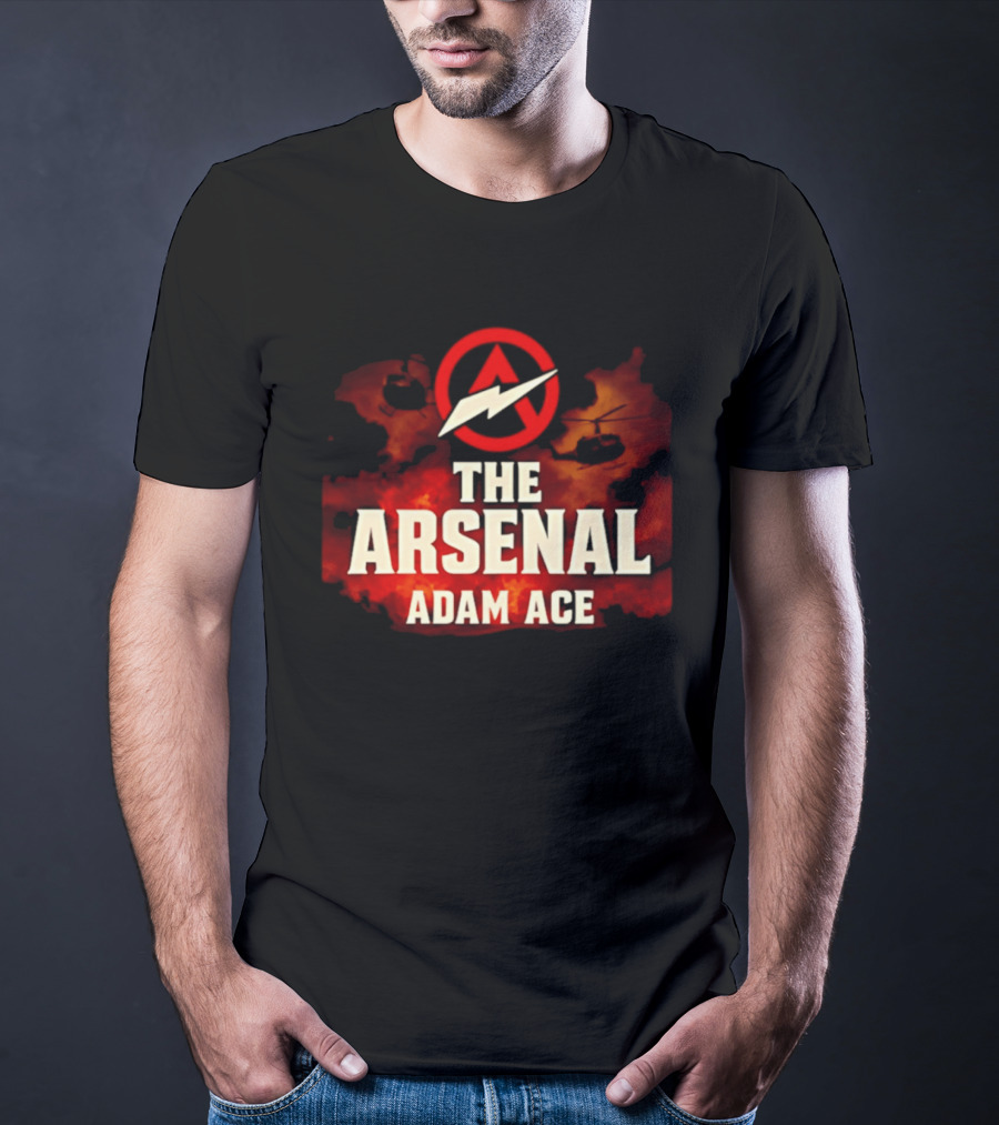 The Arsenal Adam Ace Helicopter Ride Adventure T-Shirt