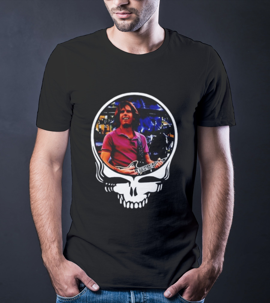 Bob Weir Grateful Dead Enjoying The Ride Skull T-Shirt