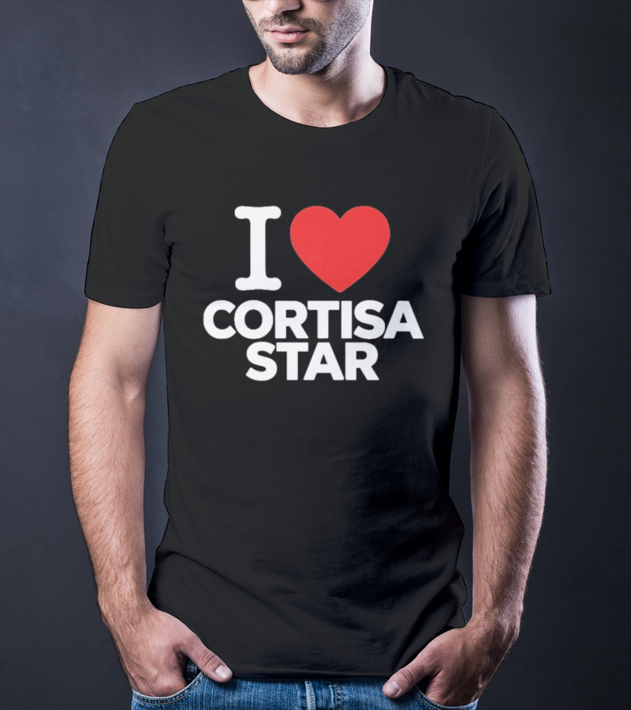 I Love Cortisa Star Heart T-Shirt