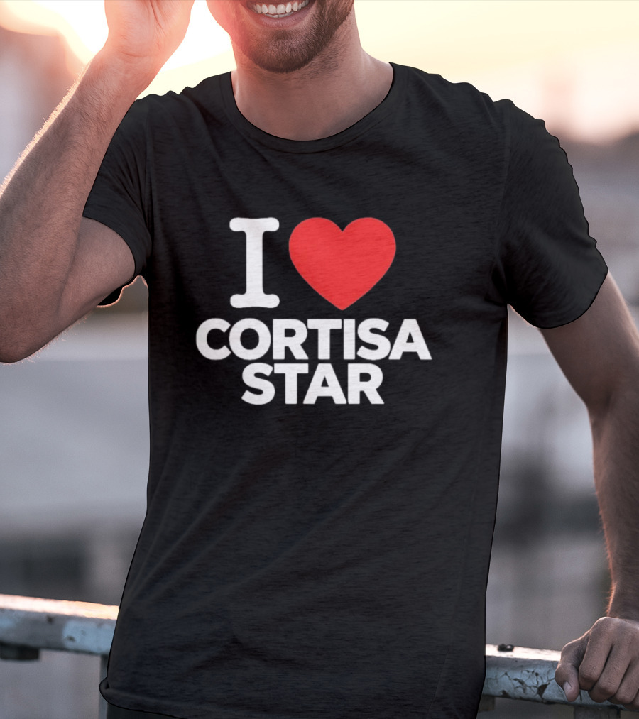 I Love Cortisa Star Heart T-Shirt