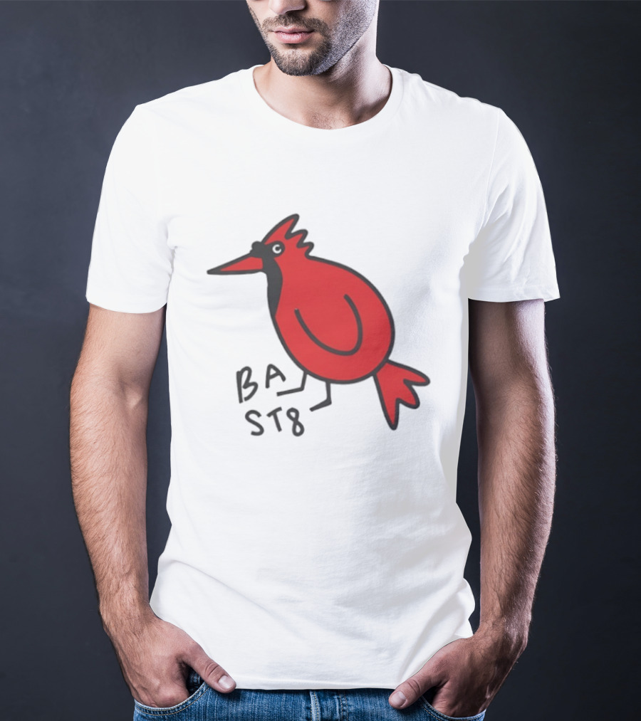 Ball State Cardinal Bird Doodle BSU Football T-Shirt