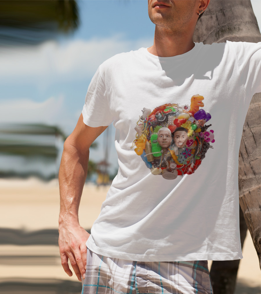 Camiseta Colapso Global TETO WIU Eclectic Toy Collage T-Shirt