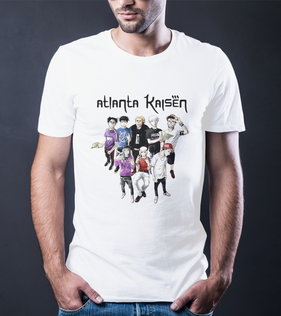 Atlanta Kaisën Jujutsu Kaisen Anime Characters Fan T-Shirt