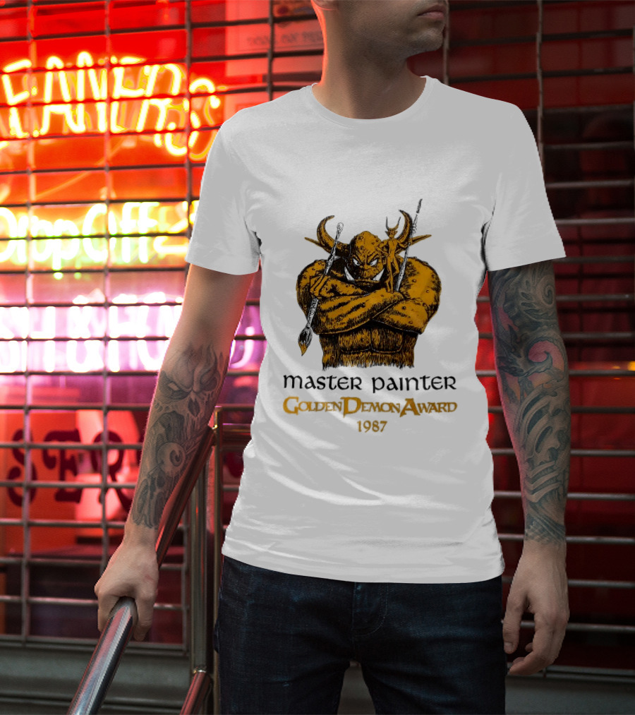 Master Painter Golden Demon Award 1987 Vintage Monster T-Shirt