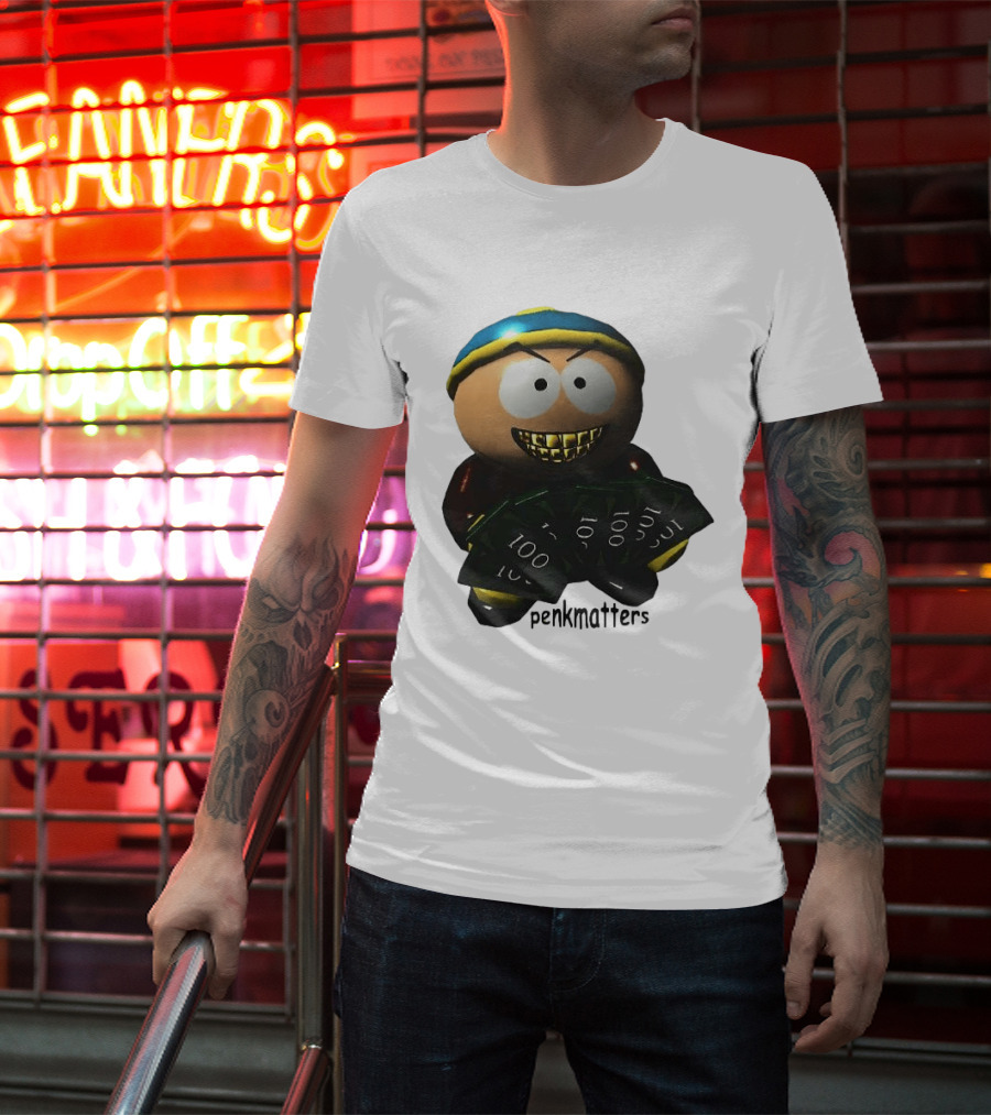 Eric Cartman Penkmatters Money Grinning South Park T-Shirt