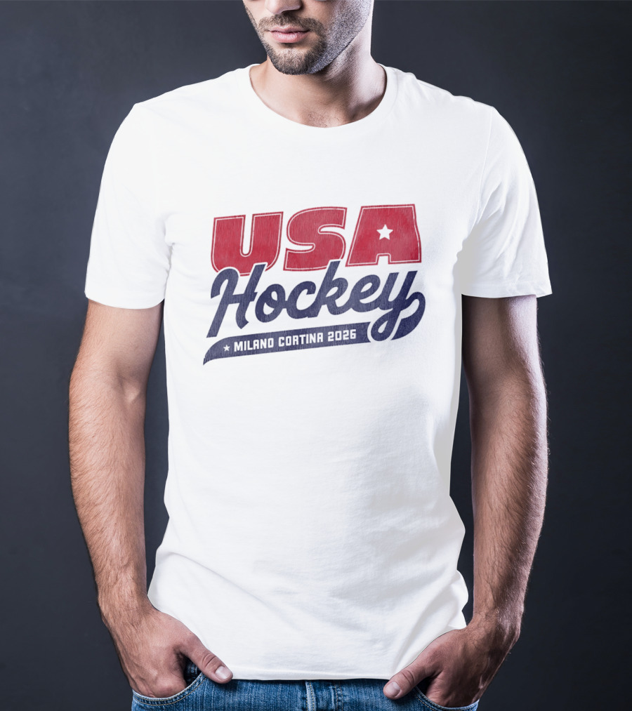 USA Hockey Milano Cortina 2026 T-Shirt
