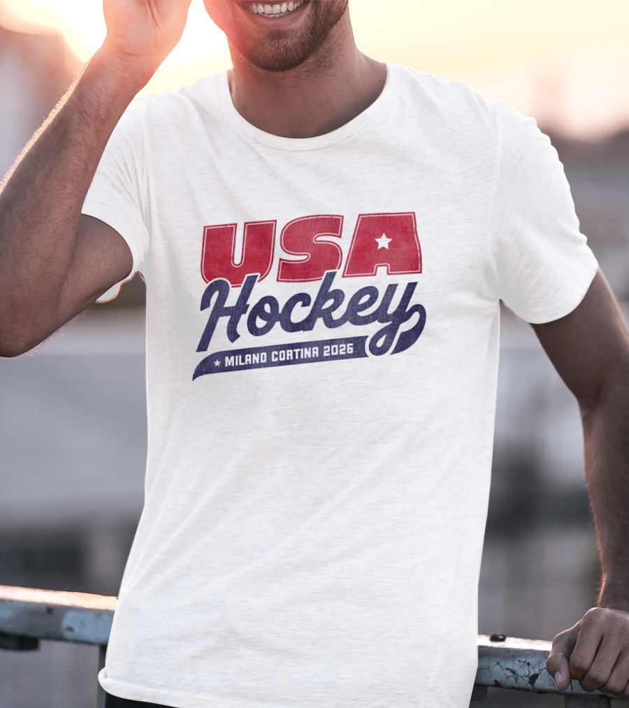 USA Hockey Milano Cortina 2026 T-Shirt