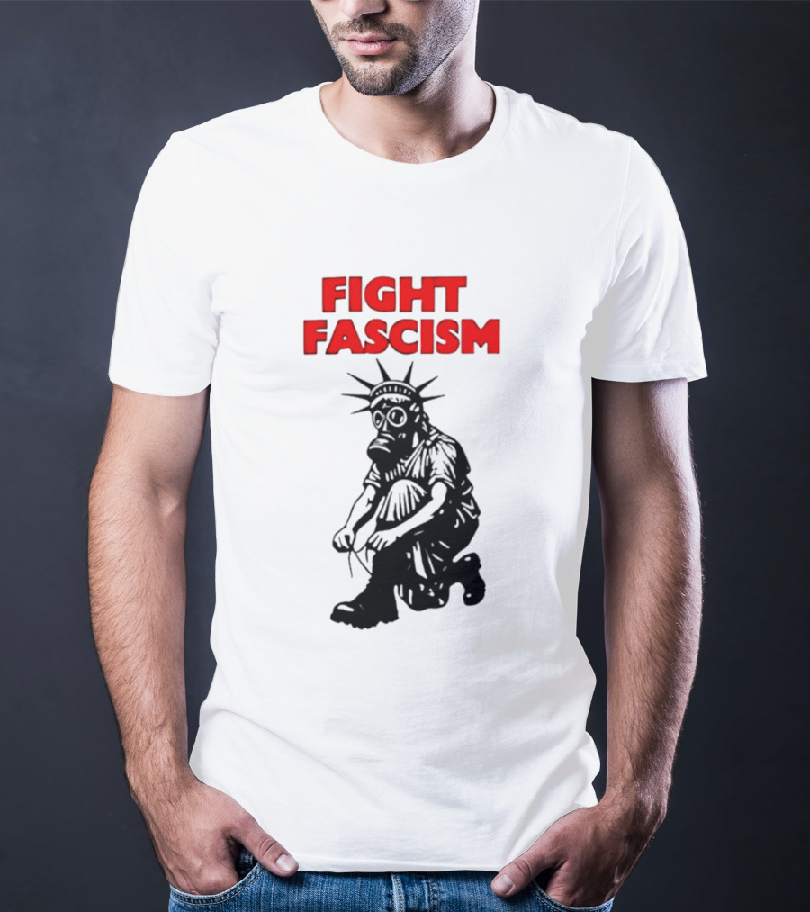 Fight Fascism Liberty Not Fascism Abolish ICE T-Shirt
