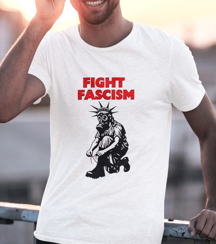 Fight Fascism Liberty Not Fascism Abolish ICE T-Shirt