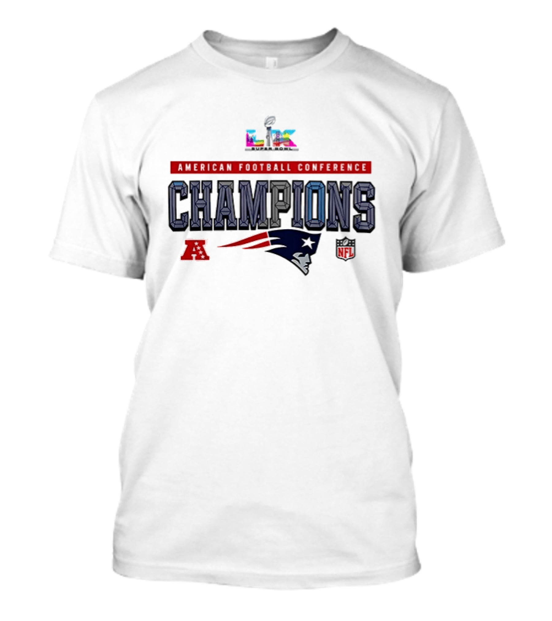 New England Patriots American Football Conference Champions T-Shirt