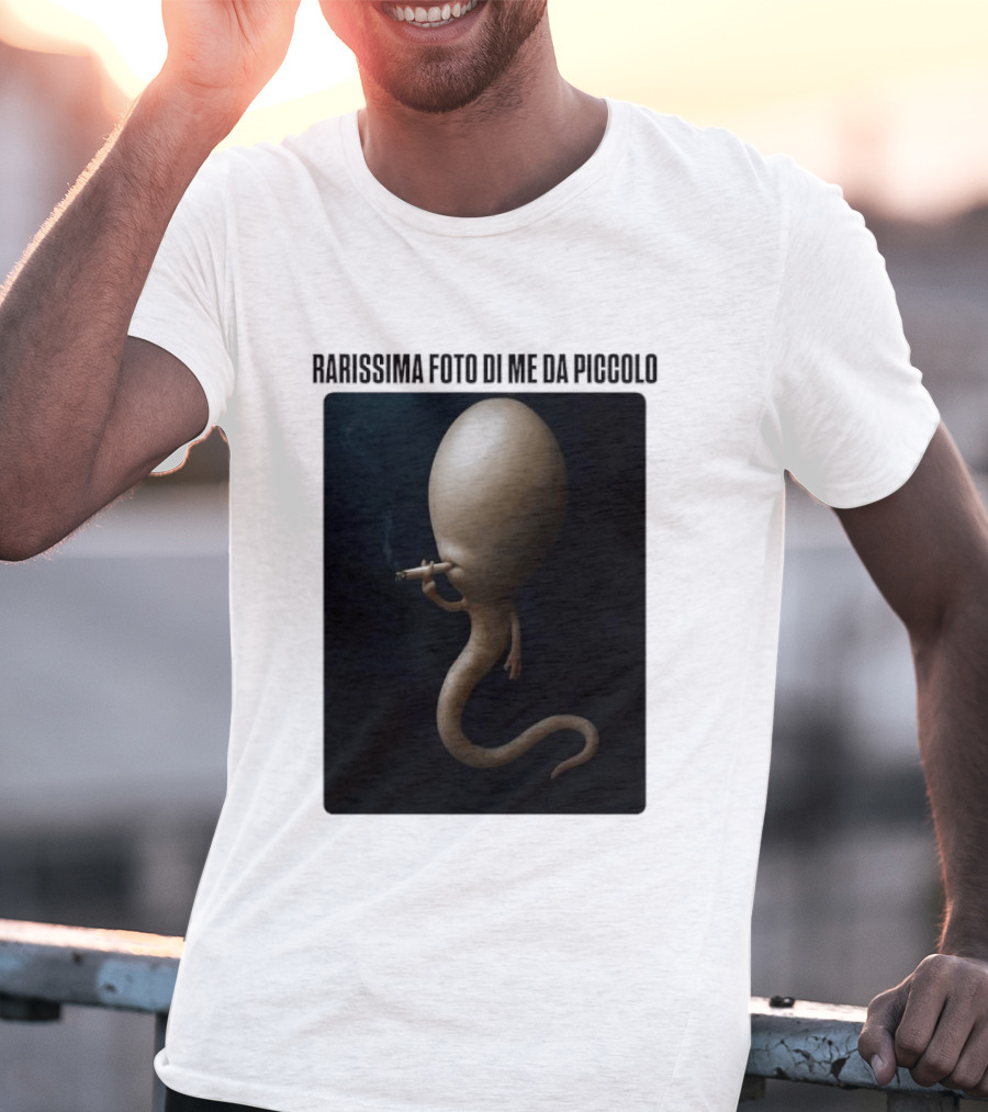 Rarissima Foto Di Me Da Piccolo Alieno Iconico Comico Divertente T-Shirt