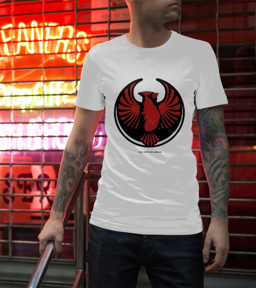 Rebel Northern Cardinal Alliance Heavyweight Bird T-Shirt