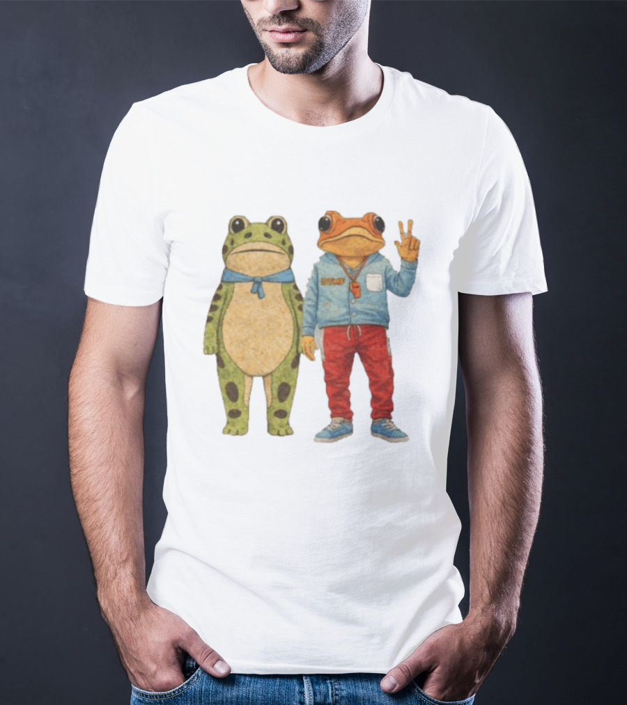 Sapo Concho Portland Frog Amigos Anti ICE Vibrant Cartoon T-Shirt