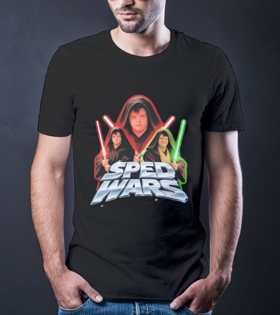 SPED WARS Lightsaber Down Syndrome Jedi T-Shirt